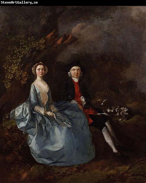 Thomas Gainsborough Portrait of Sarah Kirby and John Joshua Kirby